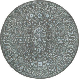 Safavieh Glamour 516 Blue/Dark Grey Area Rug Round