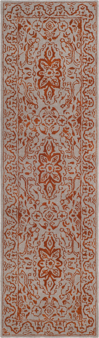 Safavieh Glamour 516 Grey/Rust Area Rug Runner