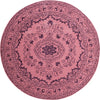 Safavieh Glamour 533 Pink Area Rug Round