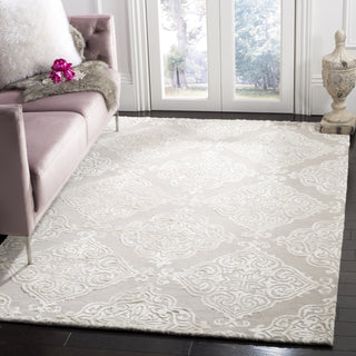 Safavieh Glamour 568 Silver/Ivory Area Rug Room Scene Feature