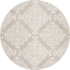 Safavieh Glamour 568 Silver/Ivory Area Rug Round