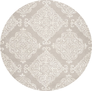 Safavieh Glamour 568 Silver/Ivory Area Rug Round