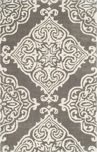 Safavieh Glamour 568 Dark Grey/Ivory Area Rug main image