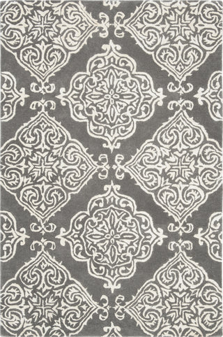 Safavieh Glamour 568 Dark Grey/Ivory Area Rug Main