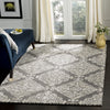 Safavieh Glamour 568 Dark Grey/Ivory Area Rug Room Scene Feature