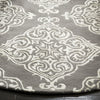 Safavieh Glamour 568 Dark Grey/Ivory Area Rug Detail