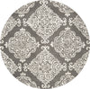 Safavieh Glamour 568 Dark Grey/Ivory Area Rug Round