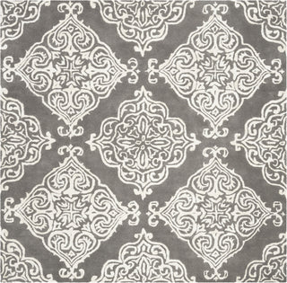 Safavieh Glamour 568 Dark Grey/Ivory Area Rug Square