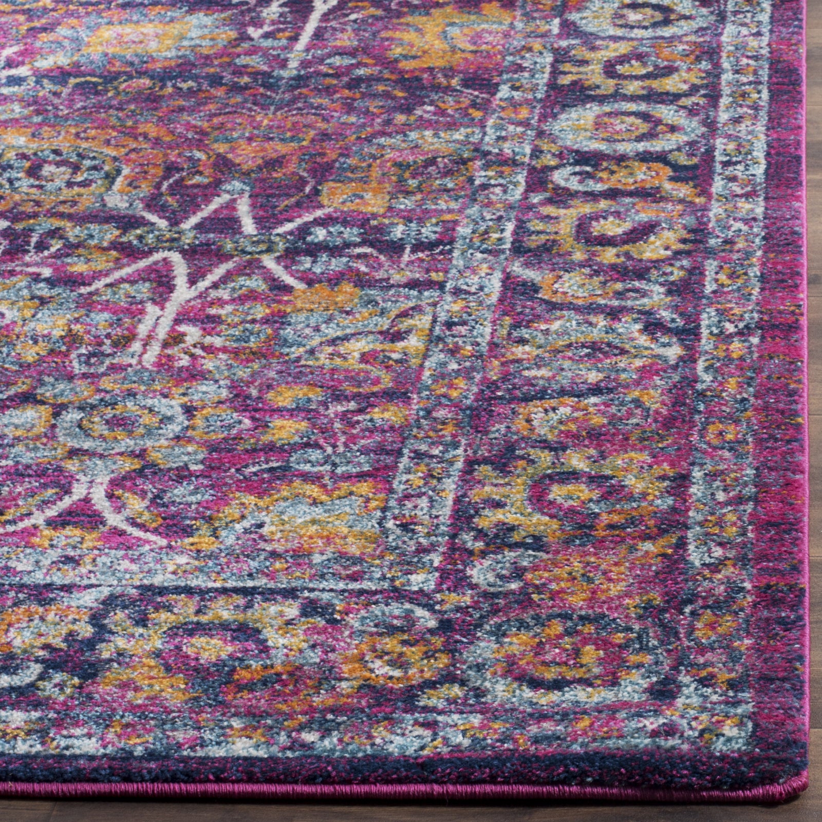 Safavieh Granada GRA350A Blue - Fuchsia 9' x 12' Area Rug