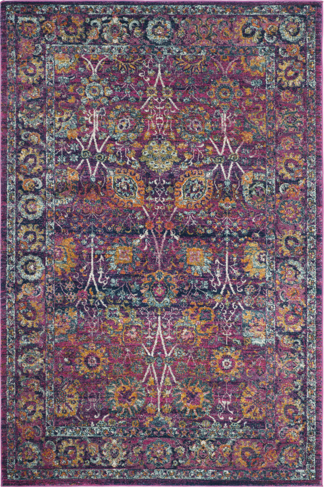 Safavieh Granada GRA350A Blue - Fuchsia 9' x 12' Area Rug