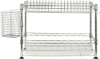 Safavieh Darina Adjustable Chrome Wire Dish Rack (177 In W X 98 D 118 H) Furniture main image