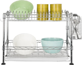 Safavieh Darina Adjustable Chrome Wire Dish Rack (177 In W X 98 D 118 H) Furniture Main