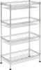 Safavieh Gaston 4 Tier Chrome Wire Mini Rack (177 In W X 98 D 315 H) Furniture 