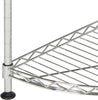 Safavieh Damaris 4 Tier Chrome Wire Corner Rack (118 In W X 118 D 315 H) Furniture 