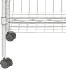 Safavieh Pierre0 Chrome Wire Adjustable Mini Trolley (177 In W X 98 D 374 H) Furniture 