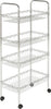 Safavieh Pierre0 Chrome Wire Adjustable Mini Trolley (177 In W X 98 D 374 H) Furniture 