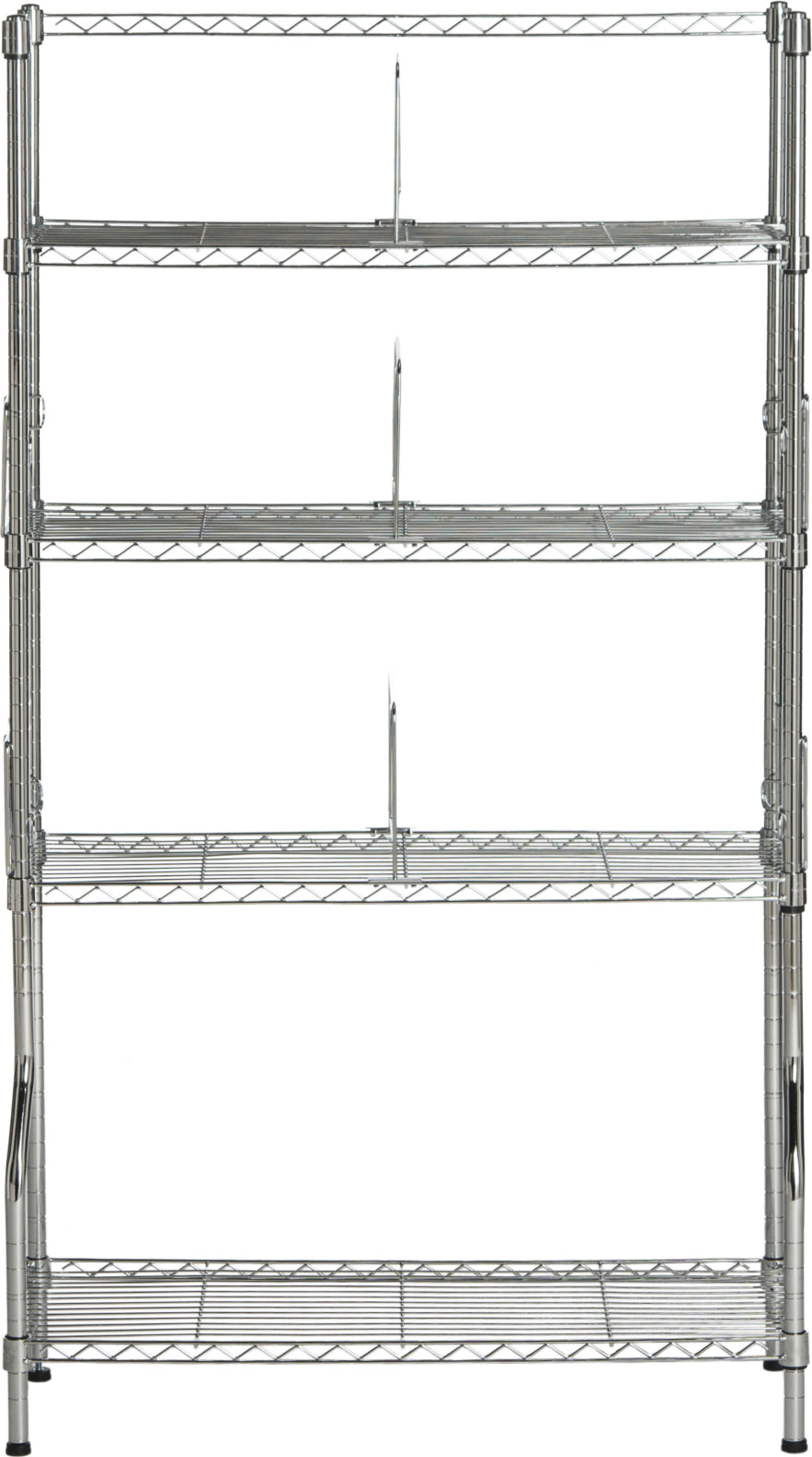 Safavieh Fernand Chrome Wire Book Rack (295 In W X 118 D 531 H) Furniture main image