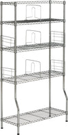 Safavieh Fernand Chrome Wire Book Rack (295 In W X 118 D 531 H) Furniture 
