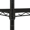 Safavieh Sierra Mini 3 Tier Chrome Wire Shelve (23 In W X 13 D 35 H) Black Furniture 