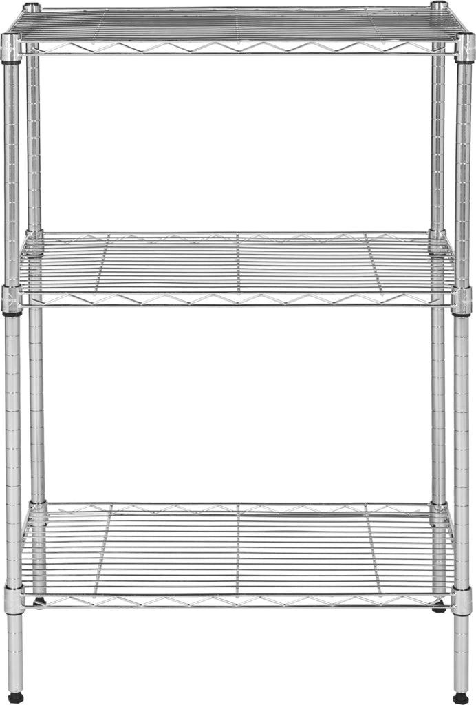 Safavieh Sierra Mini 3 Tier Chrome Wire Shelve (23 In W X 13 D 35 H) Furniture main image