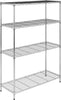 Safavieh Delta 4 Tier Chrome Wire Shelve (35 In W X 13 D 53 H) Furniture 