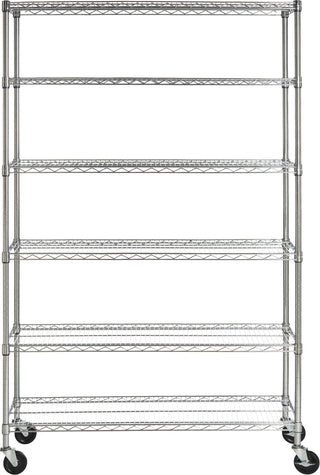 Safavieh Juliet 6 Tier Heavy Duty Chrome Wire Shelve (47 In W X 18 D 75 H) Furniture main image