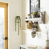 Safavieh Darcey Hanging Storage Wall Rack Grey Furniture  Feature