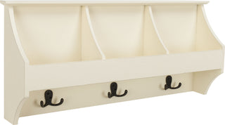 Safavieh Darcey Hanging Storage Wall Rack White Furniture 