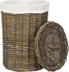 Safavieh Millen Rattan Round Set Of 2 Laundry Baskets Natural Furniture main image