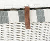 Safavieh Trotter Rattan Laundry Basket White Wash Furniture 