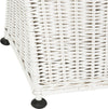 Safavieh Trotter Rattan Laundry Basket White Wash Furniture 