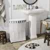 Safavieh Trotter Rattan Laundry Basket White Wash Furniture 