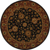 Safavieh Heritage 112 Black/Red Area Rug Round