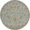 Safavieh Heritage 274 Light Blue/Multi Area Rug Round