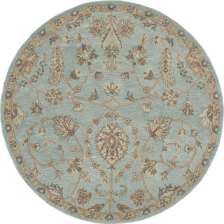 Safavieh Heritage 274 Light Blue/Multi Area Rug Round