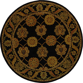 Safavieh Heritage 314 Black Area Rug Round