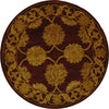 Safavieh Heritage 314 Maroon Area Rug Round