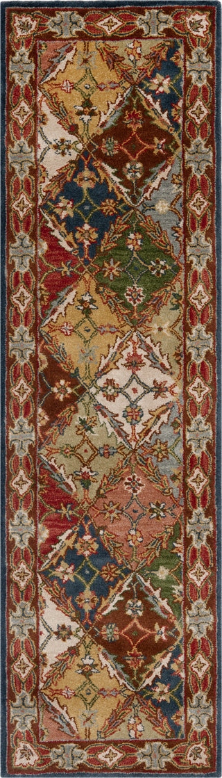 Safavieh Heritage 316 Green/Red Area Rug Runner