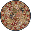 Safavieh Heritage 316 Green/Red Area Rug Round