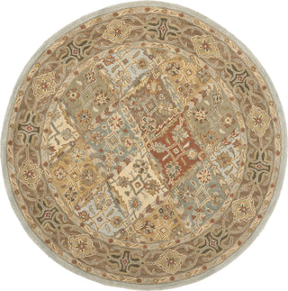 Safavieh Heritage 316 Light Blue/Light Brown Area Rug Round