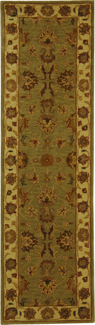 Safavieh Heritage 343 Green/Gold Area Rug Runner