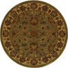 Safavieh Heritage 343 Green/Gold Area Rug Round