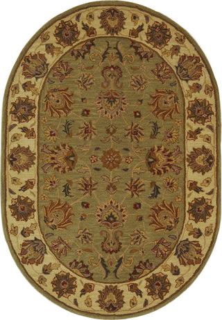 Safavieh Heritage 343 Green/Gold Area Rug 