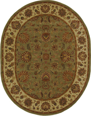 Safavieh Heritage 343 Green/Gold Area Rug 