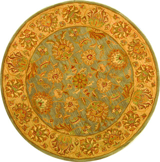 Safavieh Heritage 343 Blue/Beige Area Rug Round