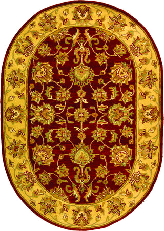 Safavieh Heritage 343 Red/Gold Area Rug 