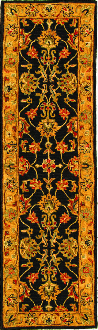 Safavieh Heritage 343 Charcoal/Gold Area Rug Runner