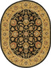 Safavieh Heritage 343 Charcoal/Gold Area Rug 