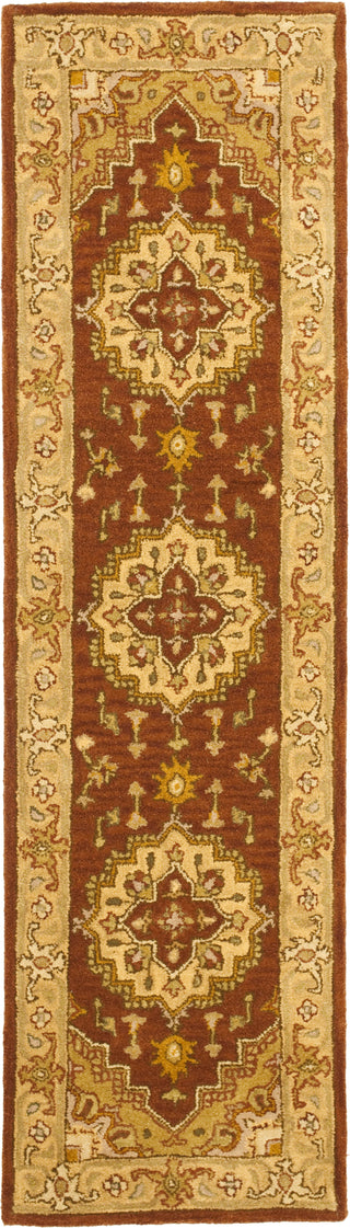 Safavieh Heritage 345 Rust/Gold Area Rug Runner