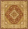 Safavieh Heritage 345 Rust/Gold Area Rug Square